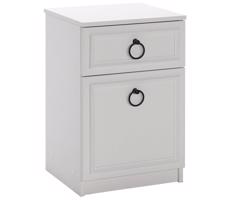Adore Furniture Éjjeliszekrény 63x40 cm fehér