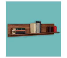 Adore Furniture Fali polc 25x120 cm barna