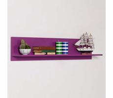 Adore Furniture Fali polc 25x120 cm lila