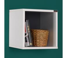 Adore Furniture Fali polc 33x33 cm fehér