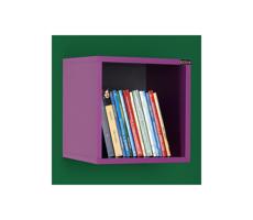 Adore Furniture Fali polc 33x33 cm lila