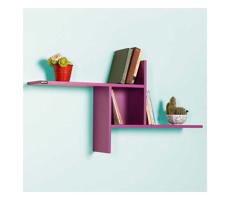 Adore Furniture Fali polc 50x100 cm lila