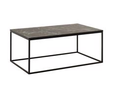 Adore Furniture Kávésasztal 42x100 cm fekete