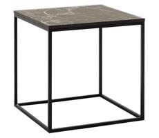Adore Furniture Kávésasztal 52x50 cm fekete