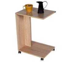 Adore Furniture Kisasztal 65x35 cm barna