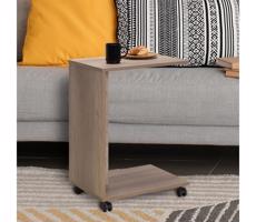 Adore Furniture Kisasztal 65x35 cm barna