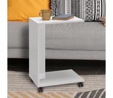 Adore Furniture Kisasztal 65x35 cm fehér