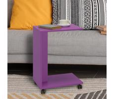 Adore Furniture Kisasztal 65x35 cm lila