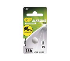 Alkáli gombelem LR43 GP ALKALINE 1,5V/70 mAh