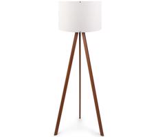 Állólámpa AYD 1xE27/60W/230V fehér/barna