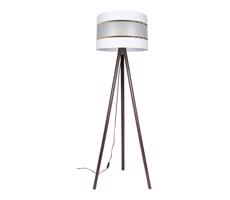 Állólámpa CORAL 1xE27/60W/230V barna/fehér/arany