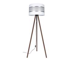 Állólámpa CORAL 1xE27/60W/230V barna/fehér/króm