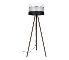 Állólámpa CORAL 1xE27/60W/230V barna/fekete/fehér/króm