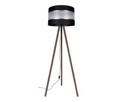 Állólámpa CORAL 1xE27/60W/230V barna/fekete/króm