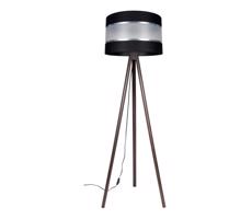 Állólámpa CORAL 1xE27/60W/230V barna/fekete/króm
