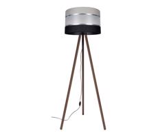 Állólámpa CORAL 1xE27/60W/230V barna/fekete/szürke/króm