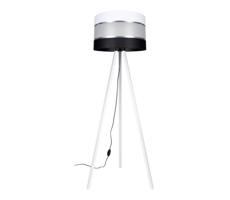 Állólámpa CORAL 1xE27/60W/230V fehér/fekete/króm