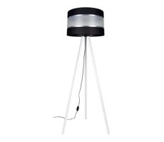 Állólámpa CORAL 1xE27/60W/230V fehér/fekete/króm