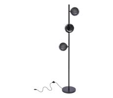 Állólámpa KAMA 3xG9/28W/230V fekete/füstös fekete