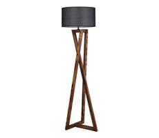 Állólámpa MACKA 1xE27/60W/230V fekete/barna