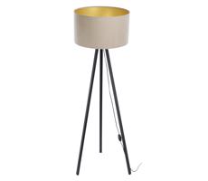 Állólámpa STANDART 1xE27/60W/230V bézs/fekete