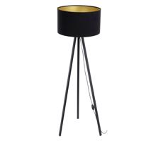 Állólámpa STANDART 1xE27/60W/230V fekete
