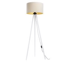 Állólámpa STANDART 1xE27/60W/230V krém/fehér