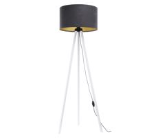 Állólámpa STANDART 1xE27/60W/230V szürke/fehér