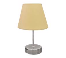 Asztali lámpa 1xE27/60W/230V bézs/fényezett króm