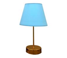 Asztali lámpa 1xE27/60W/230V kék/réz