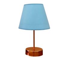 Asztali lámpa 1xE27/60W/230V kék/réz