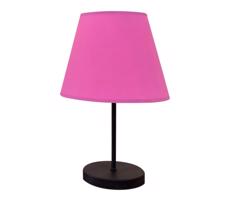 Asztali lámpa 1xE27/60W/230V rózsaszín/fekete