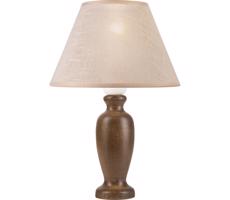 Asztali lámpa AMFORA 1xE27/60W/230V sötét barna/bükkfa
