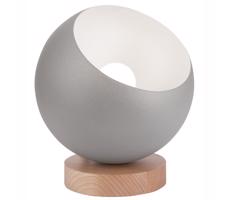 Asztali lámpa AVA BALL 1xE27/60W/230V ezüst
