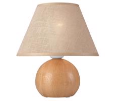 Asztali lámpa JUTA 1xE27 / 60W / 230V tölgy / bézs