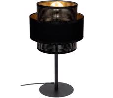 Asztali lámpa NESS 1xE27/60W/230V fekete