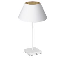 Asztali lámpa USB konnektorral 1xE27/60W/230V fehér