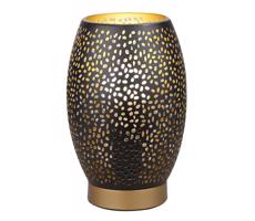 Asztali lámpa Venus 1xE27/60W/230V fekete/arany