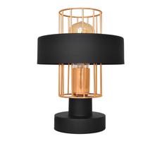 Asztali lámpa VOLTA 1xE27/15W/230V fekete/arany