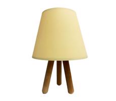 Asztali lámpa WOOD 1xE27/60W/230V krém