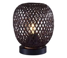 Asztali lámpa ZANZIBAR 1xE27/20W/230V átm. 18 cm bambusz