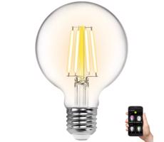 B.V. LED Dimmelhető izzó FILAMENT G80 E27/6W/230V 2700