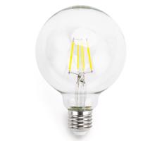 B.V. LED Izzó FILAMENT G95 E27/4W/230V 6500K