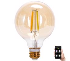 B.V. LED Izzó FILAMENT G95 E27/6W/230V 2700