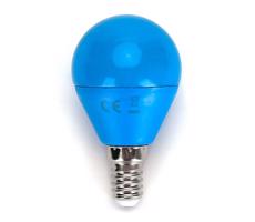 B.V. LED Izzó G45 E14/4W/230V blue