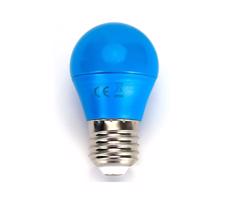 B.V. LED Izzó G45 E27/4W/230V kék
