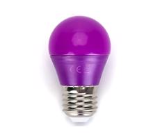B.V. LED Izzó G45 E27/4W/230V lila