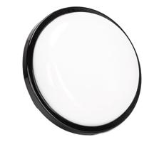 B.V. LED Kültéri fali lámpa LED/15W/230V 6500K átm. 15,5 cm fekete IP65