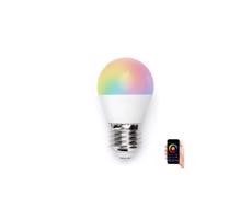 B.V. LED RGBW Dimmelhető izzó G45 E27/5W/230V 3000