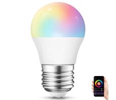 B.V. LED RGBW Dimmelhető izzó G45 E27/6,5W/230V 2700